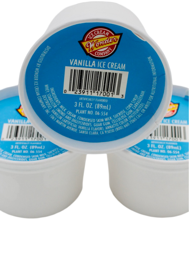 Vanilla Ice Cream Cups, 24/3 oz