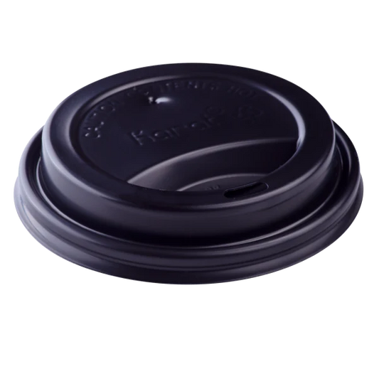 Black Sipper Dome Lid (10-24oz), 1,000 cs