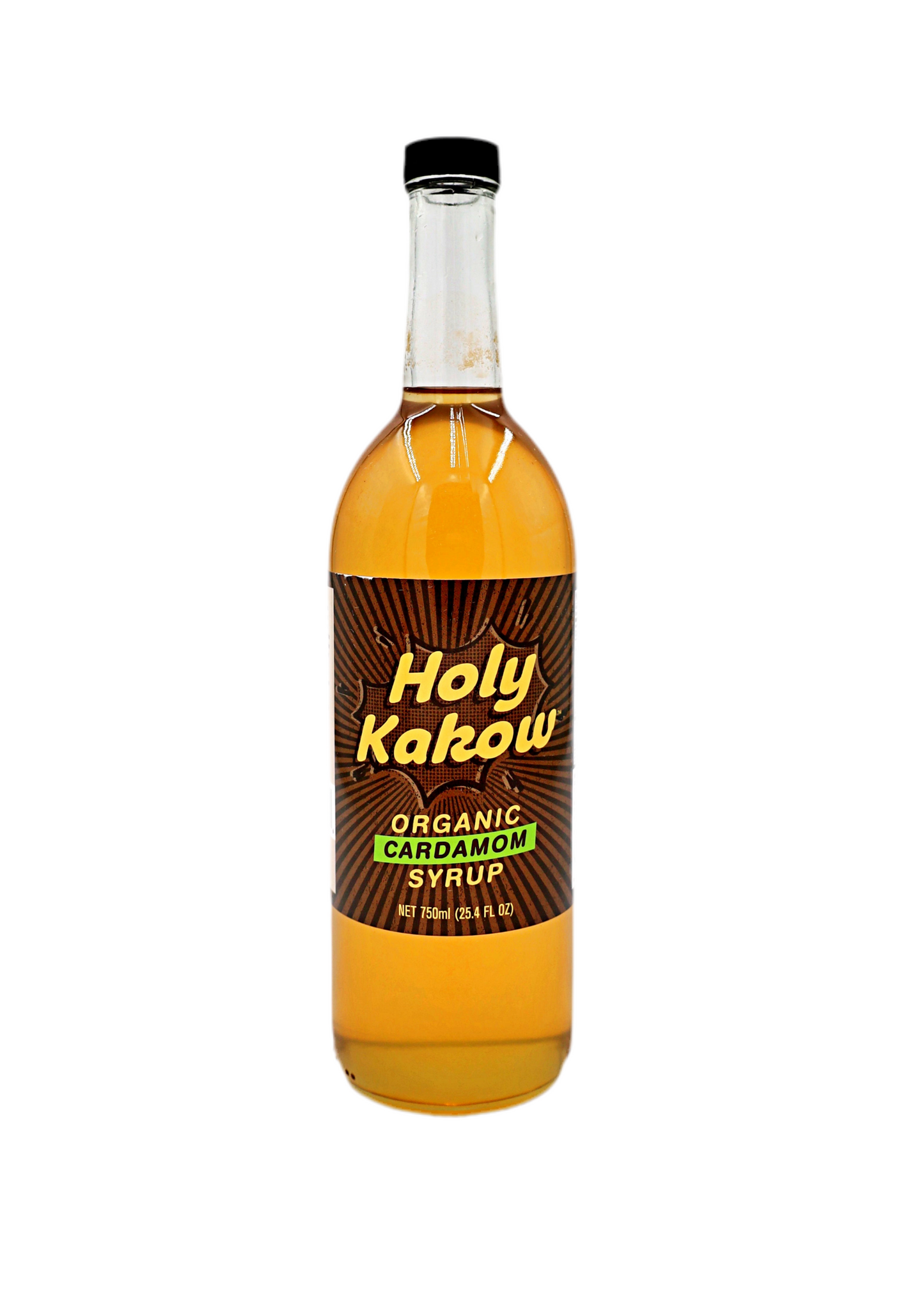 Holy Kakow Organic Cardamom Syrup, 750 ml.