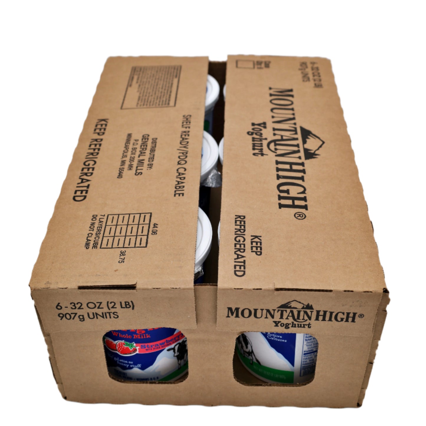 Whole Fat Strawberry Yogurt, 6/32 oz