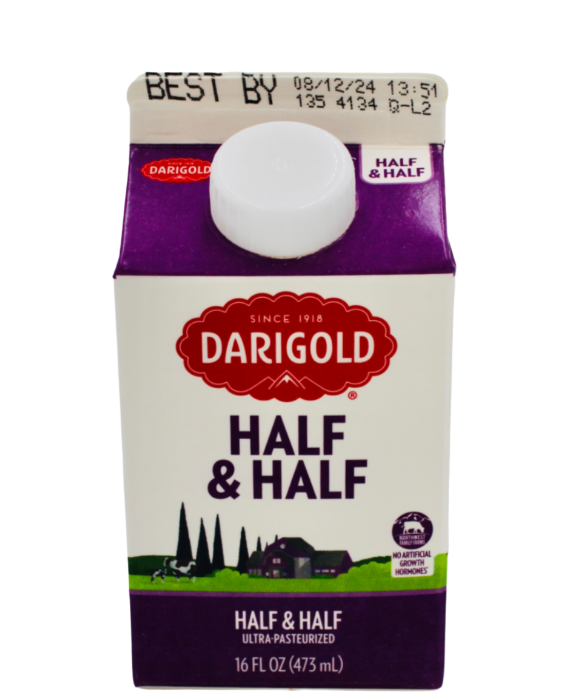 Half & Half, 16 oz