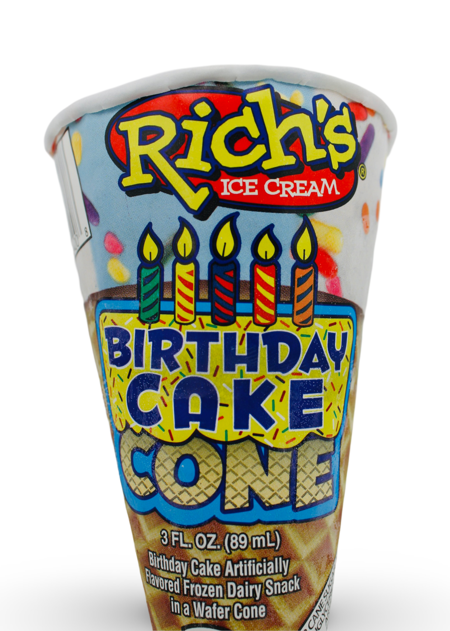 Birthday Cake Cone, 24/3 oz