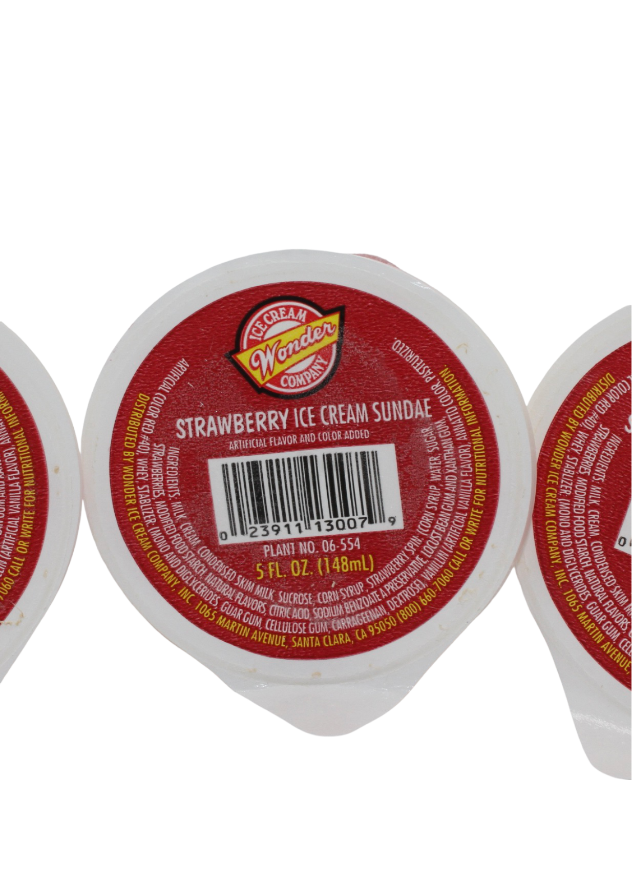 Strawberry Ice Cream Sundae, 12/5 oz