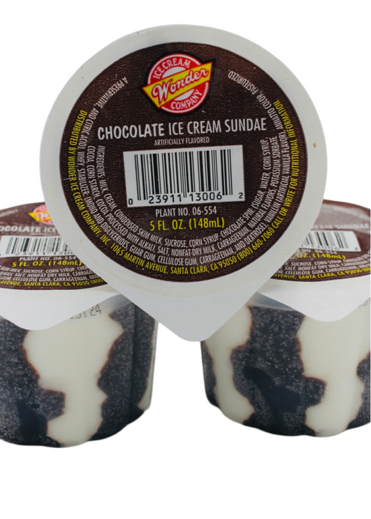 Chocolate Ice Cream Sundae, 12/5 oz