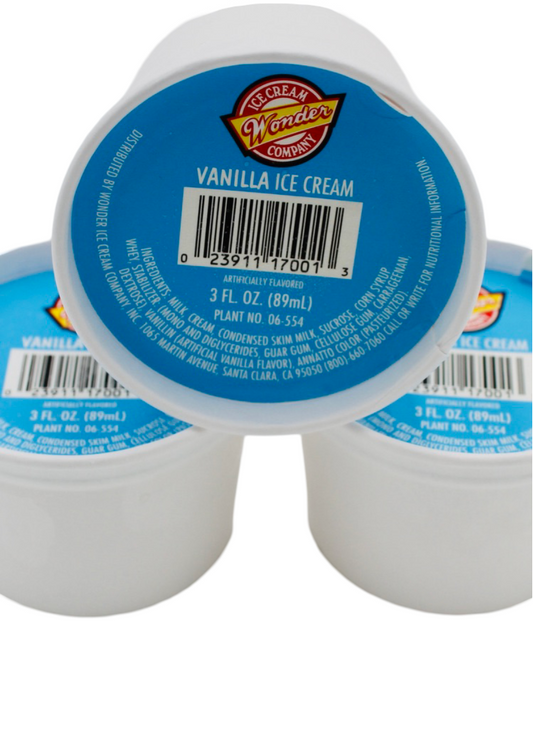 Vanilla Ice Cream Cups, 24/3 oz