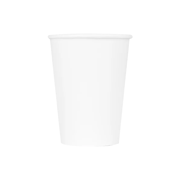 12 oz Paper Coffee Cups, White, 1000 ct