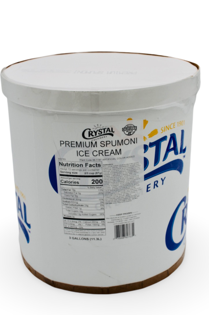 Premium Spumoni Ice Cream, 3 gal
