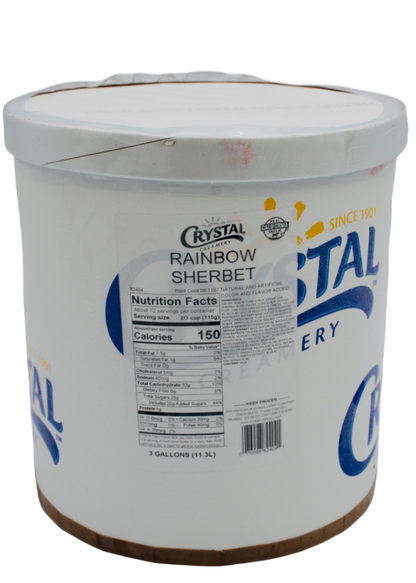 Rainbow Sherbet, 3 gal