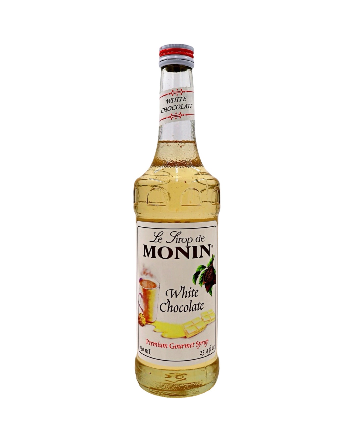 Monin White Chocolate Syrup, 750 mL