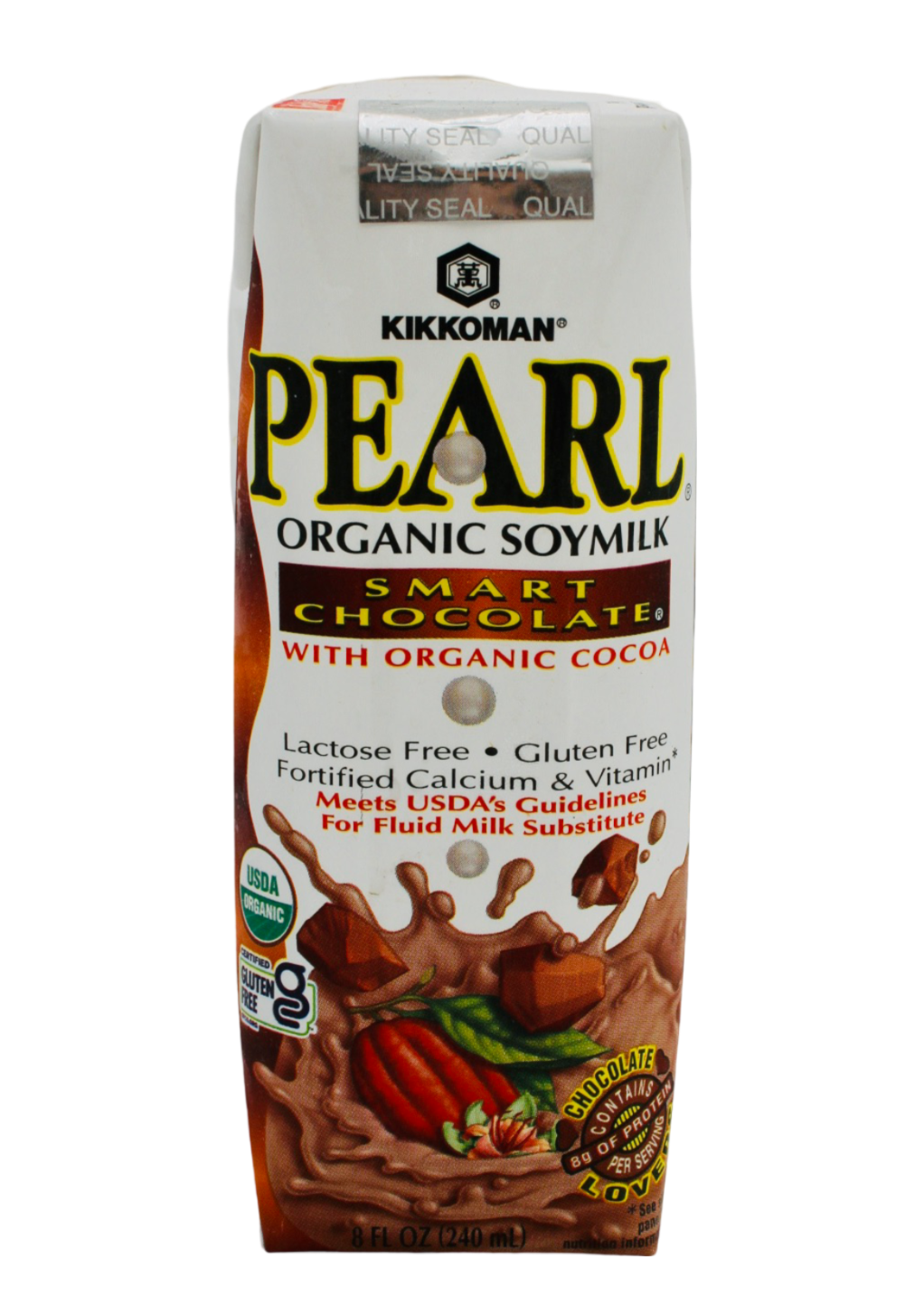 Organic Chocolate Soy Milk, 24/8 oz