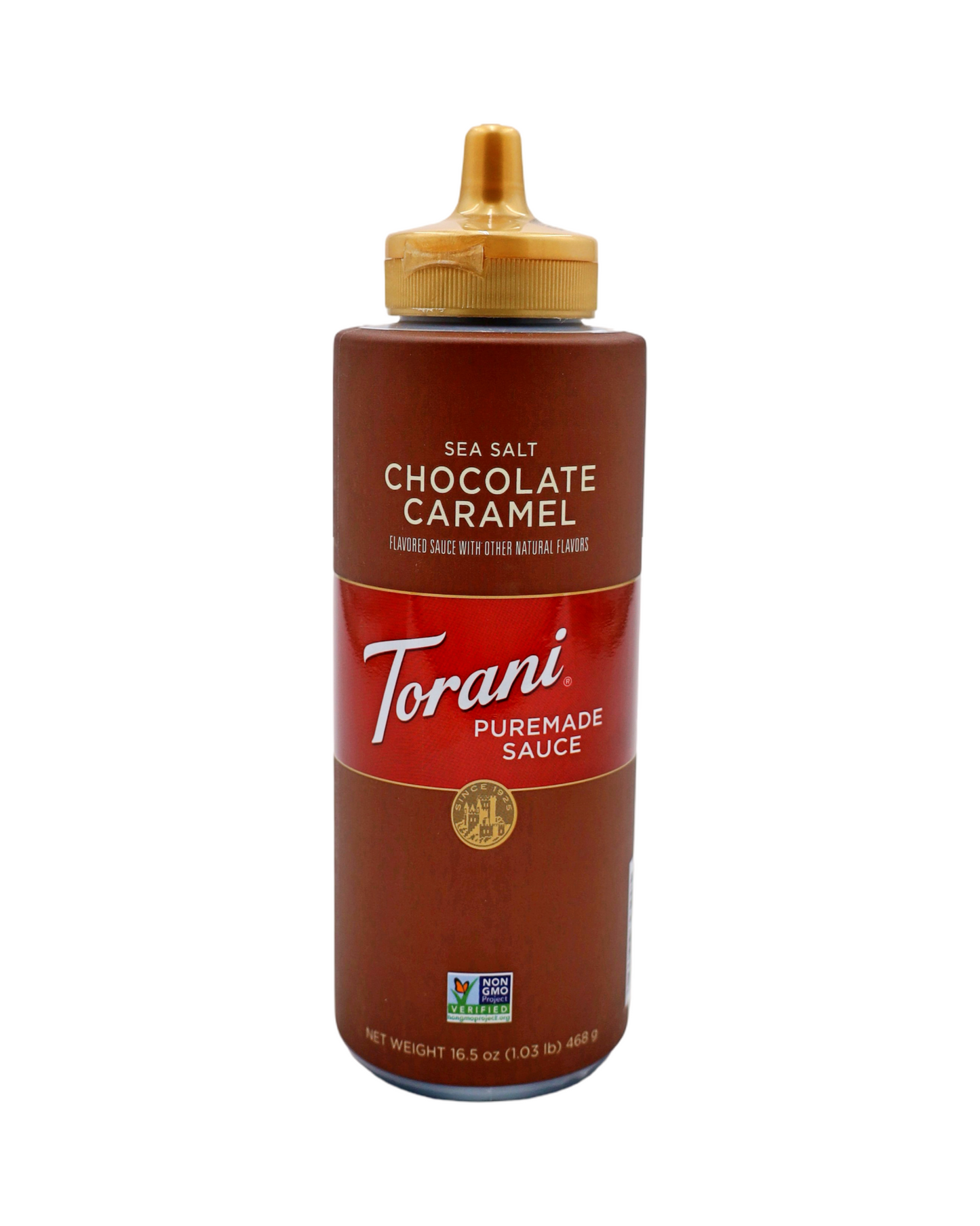 Torani Sea Salt Chocolate Caramel Sauce, 16.5 oz