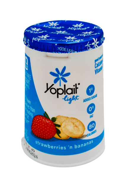Light Strawberry/Bannana Yogurt, 12/6 oz