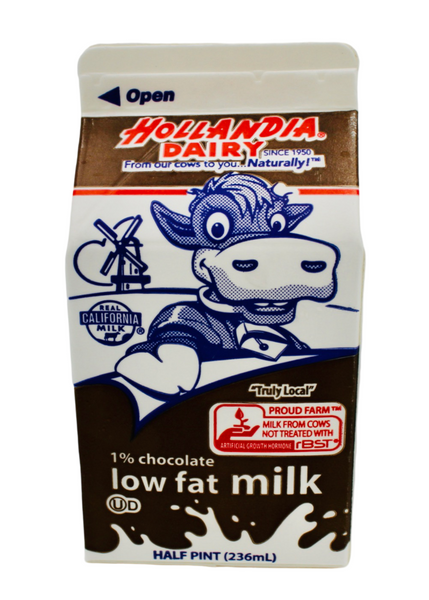 Chocolate Milk, 1%, 35/8 oz – Hollandia Foods