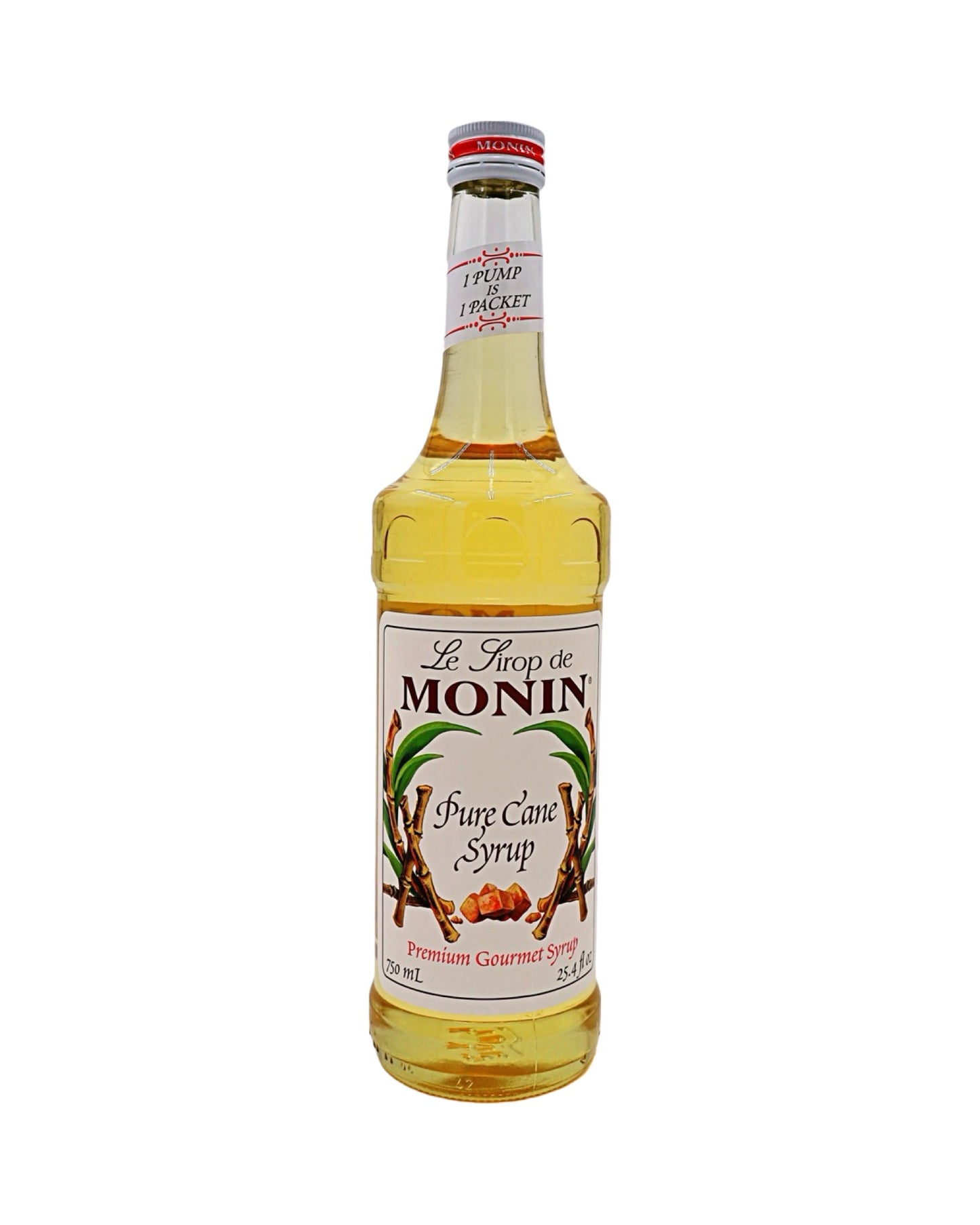 Monin Pure Cane Syrup, 750 mL