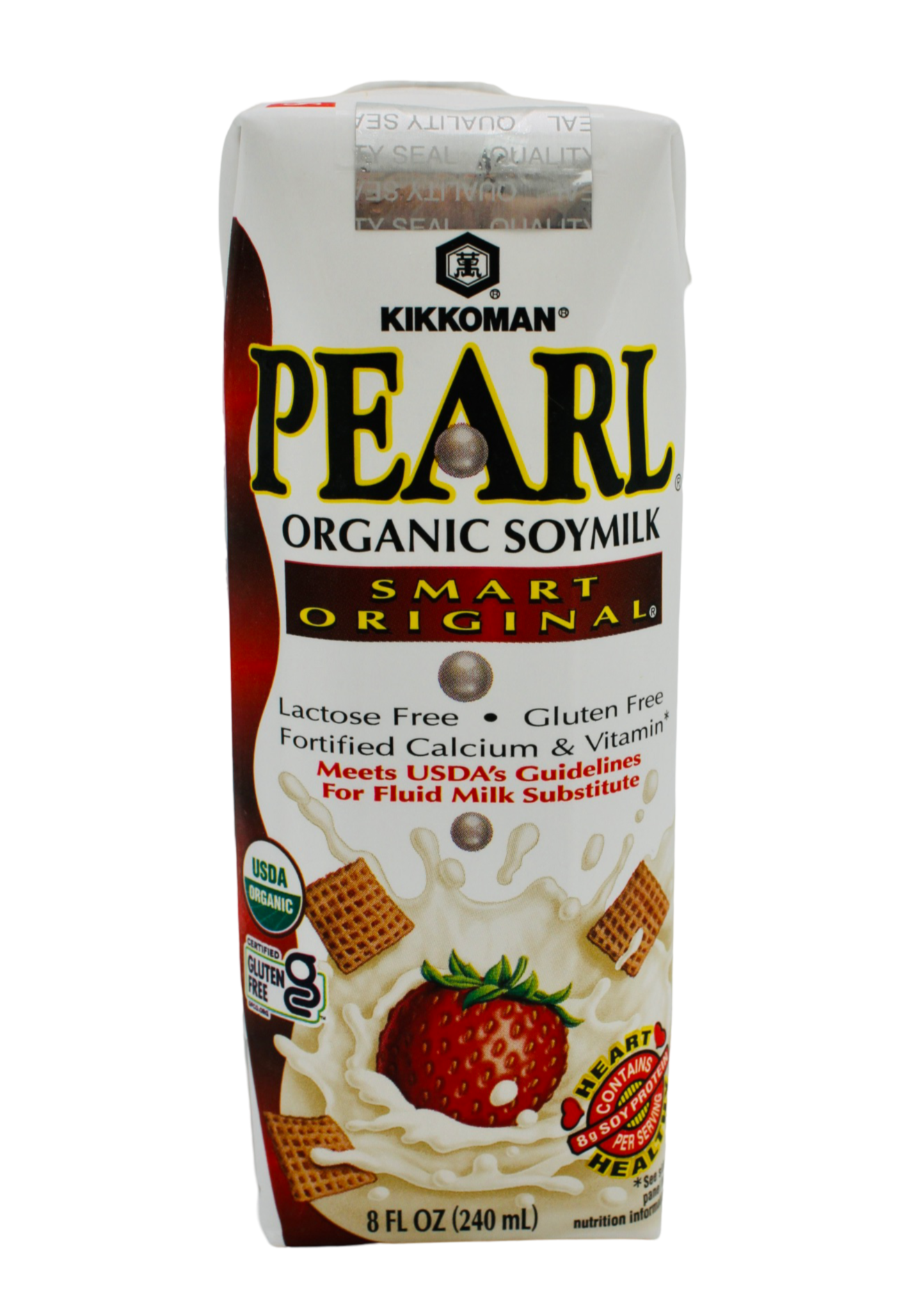 Organic Plain Soy Milk, 24/8 oz