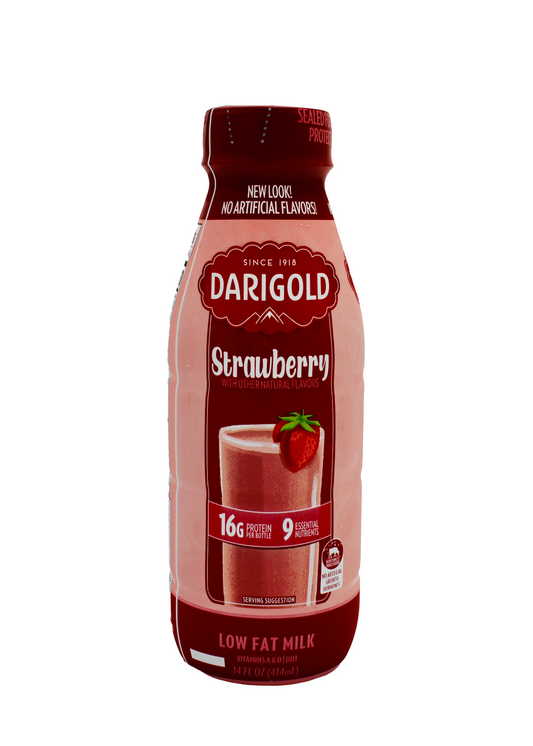 LowFat Strawberry Milk, 14 oz