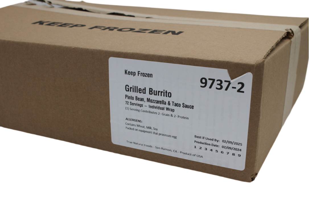 Burrito, Bean & Cheese, 72/6.25 oz