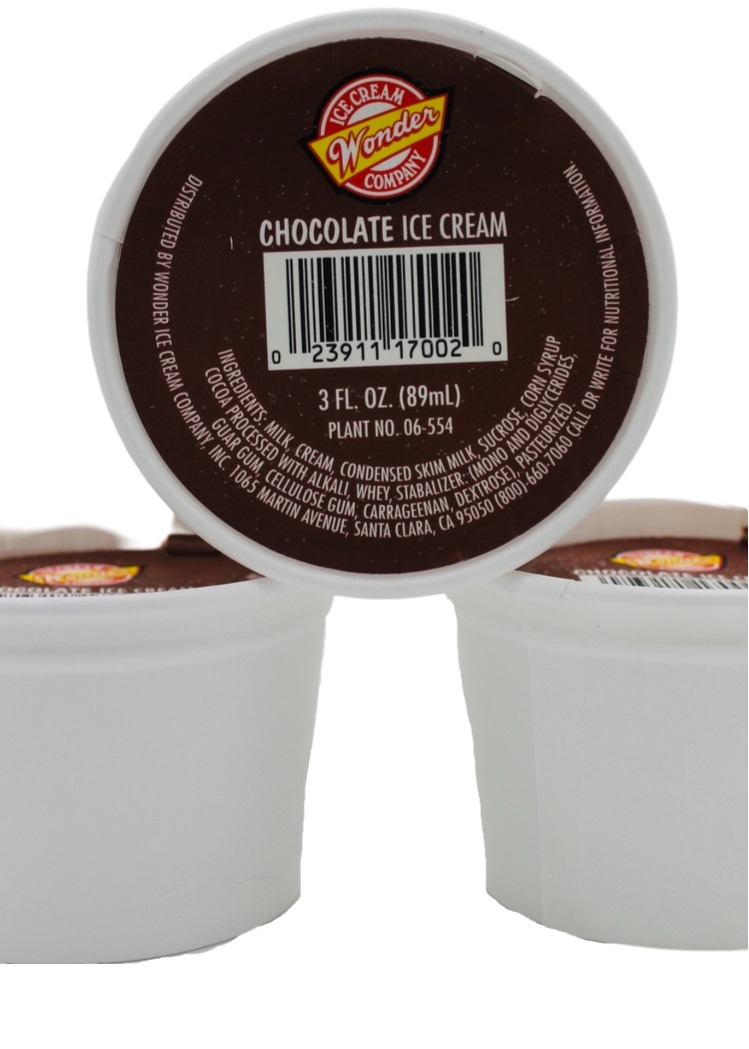 Chocolate Ice Cream Cups, 24/3 oz