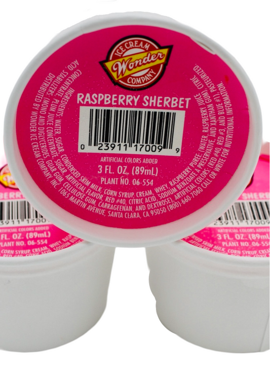 Raspberry Sherbet Cups, 24/3 oz
