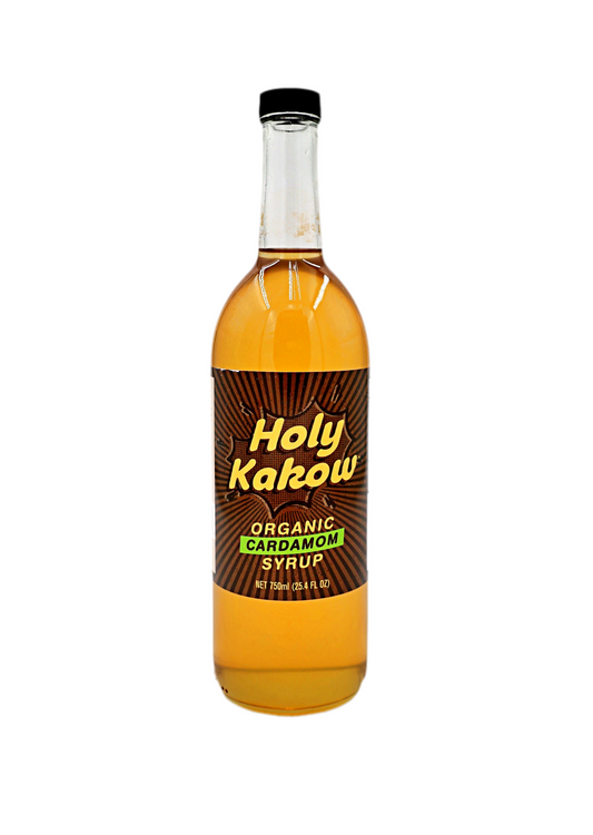 Holy Kakow Organic Cardamom Syrup, 750 ml.