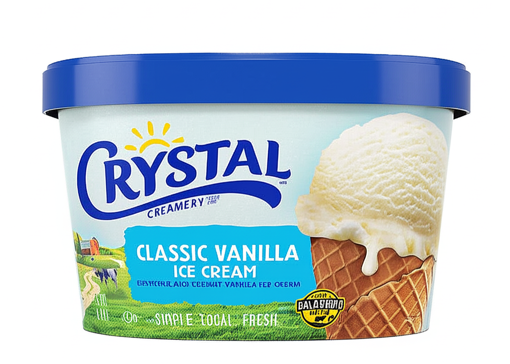 Real Vanilla Ice Cream, 3/48 oz