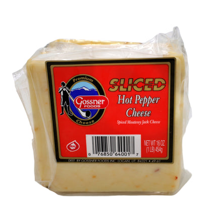 Sliced Jalapeño Jack Cheese, 10/1 lb