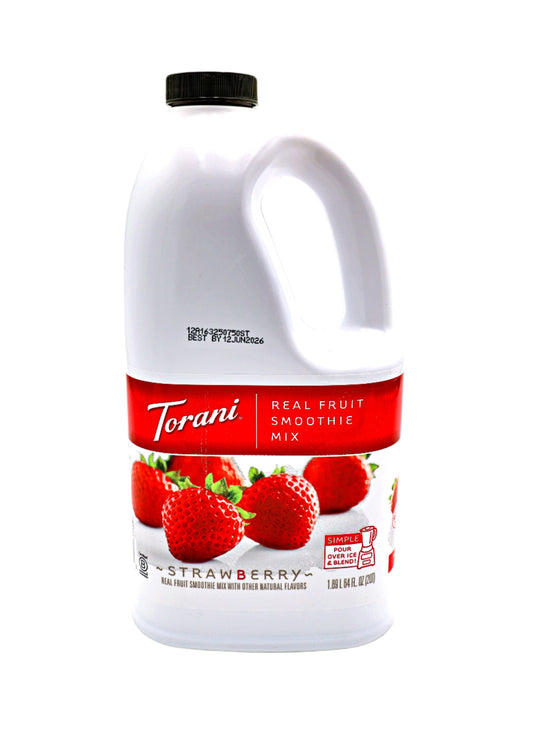 Torani Strawberry Real Fruit Smoothie Mix, 64 oz.