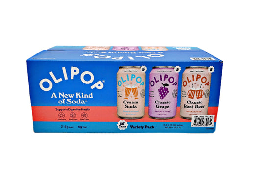 Olipop Variety Pack, 15 ct.