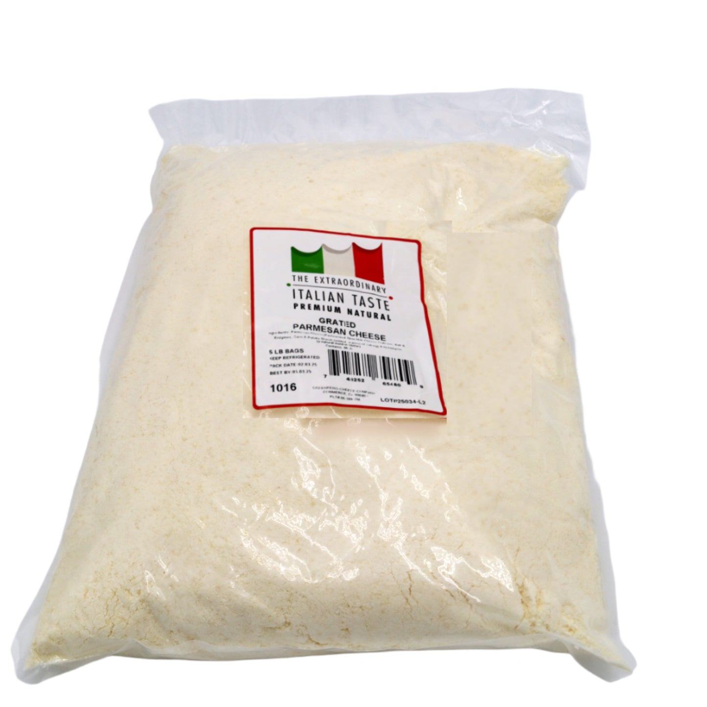 Grated Pure Parmesan, 5 lb