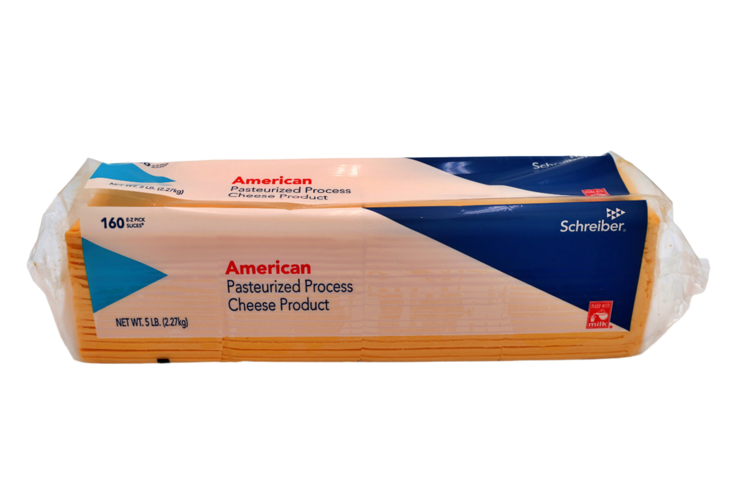 Sliced American Cheese, 160 ct, 4/5 lb