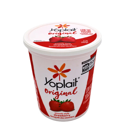 Lowfat Strawberry Yogurt, 6/32 oz