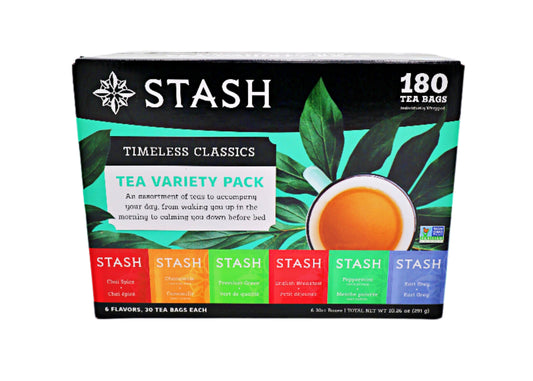 Stash Tea Variety Pack box on a white background
