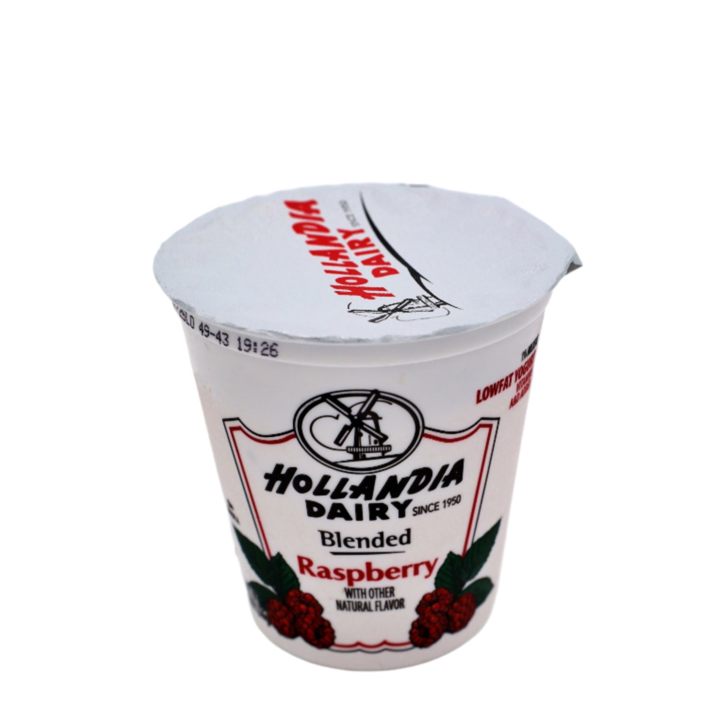 Lowfat Raspberry Yogurt, 12/8 oz