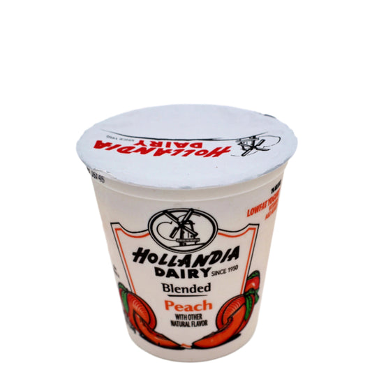 Lowfat Peach Yogurt, 12/8 oz