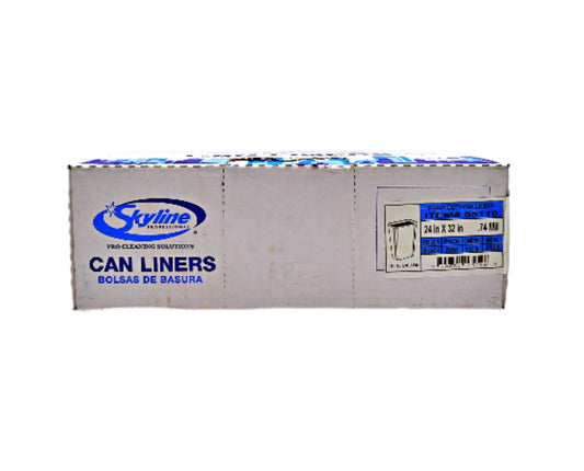 Heavy Duty 24 in x 32 in Can Liners, 500 ct