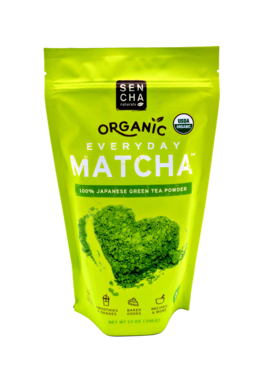 SENCHA Organic 100% Japanese Green Tea Matcha Powder