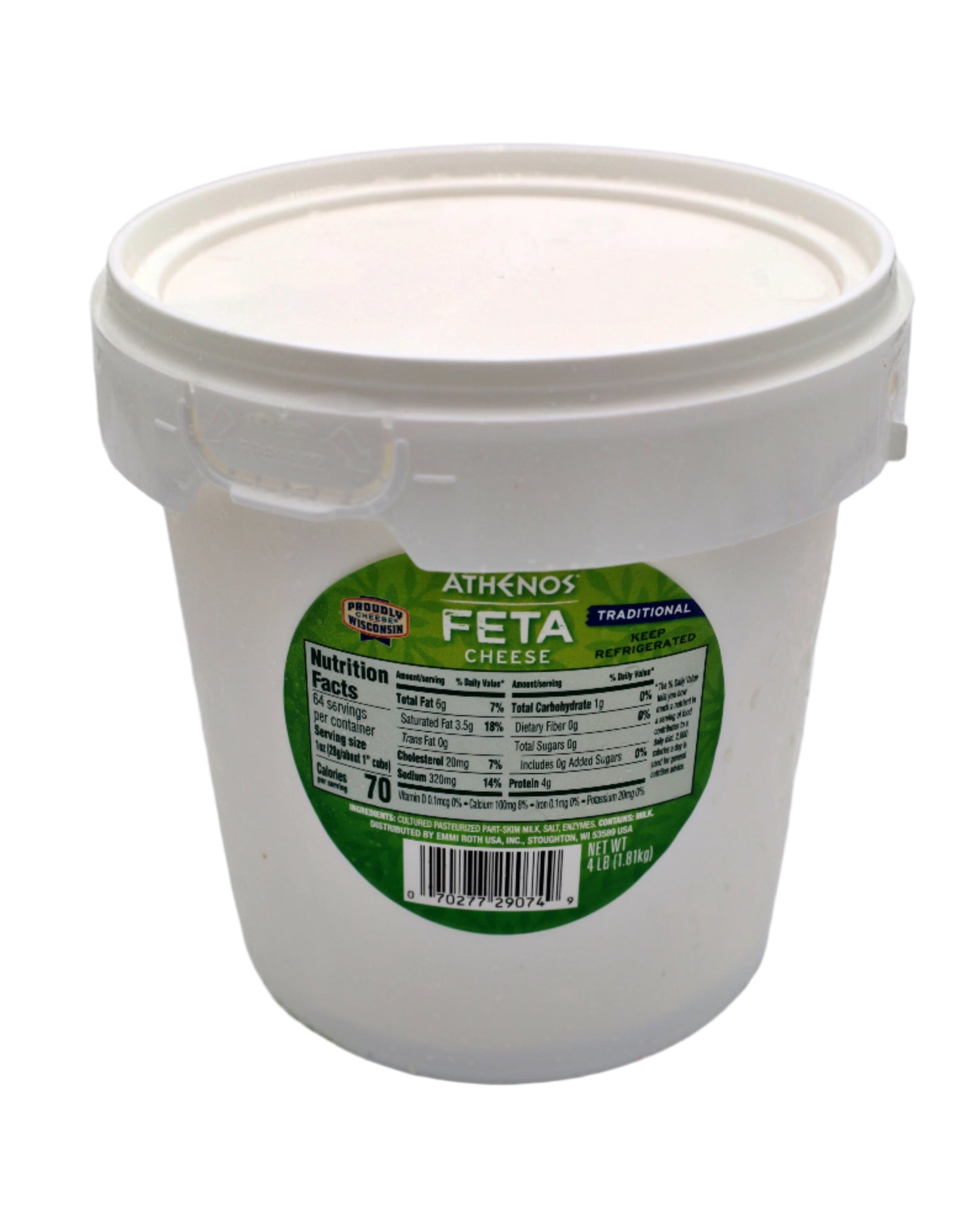 Feta Cheese, 2/4 lb