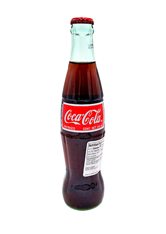 Coca-Cola bottle on a white background