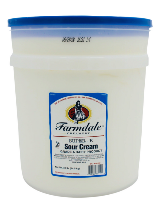 Farmdale Sour Cream, 32 lb