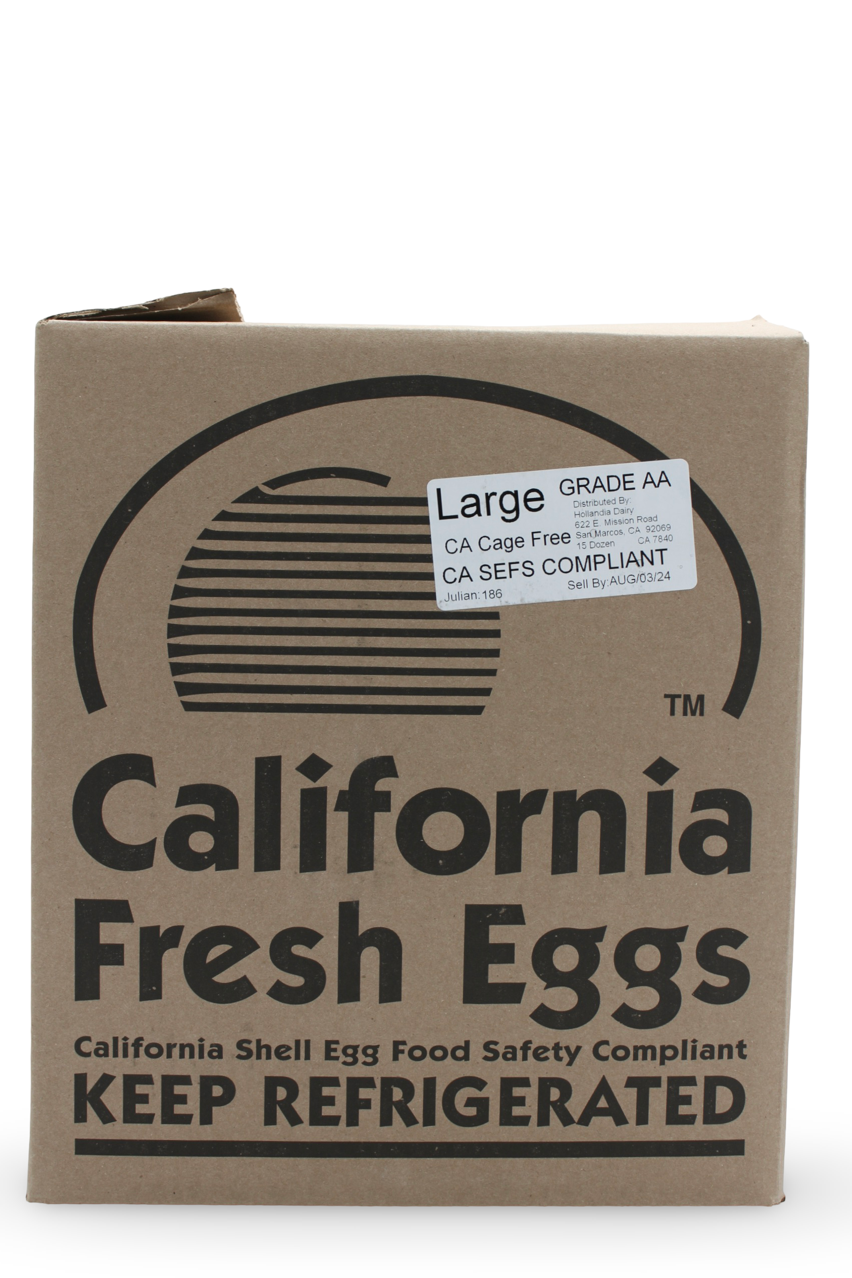 Large Eggs, 15 dz – Hollandia Foods