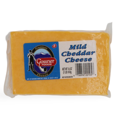 Mild Cheddar Cheese Block, 24/1 lb