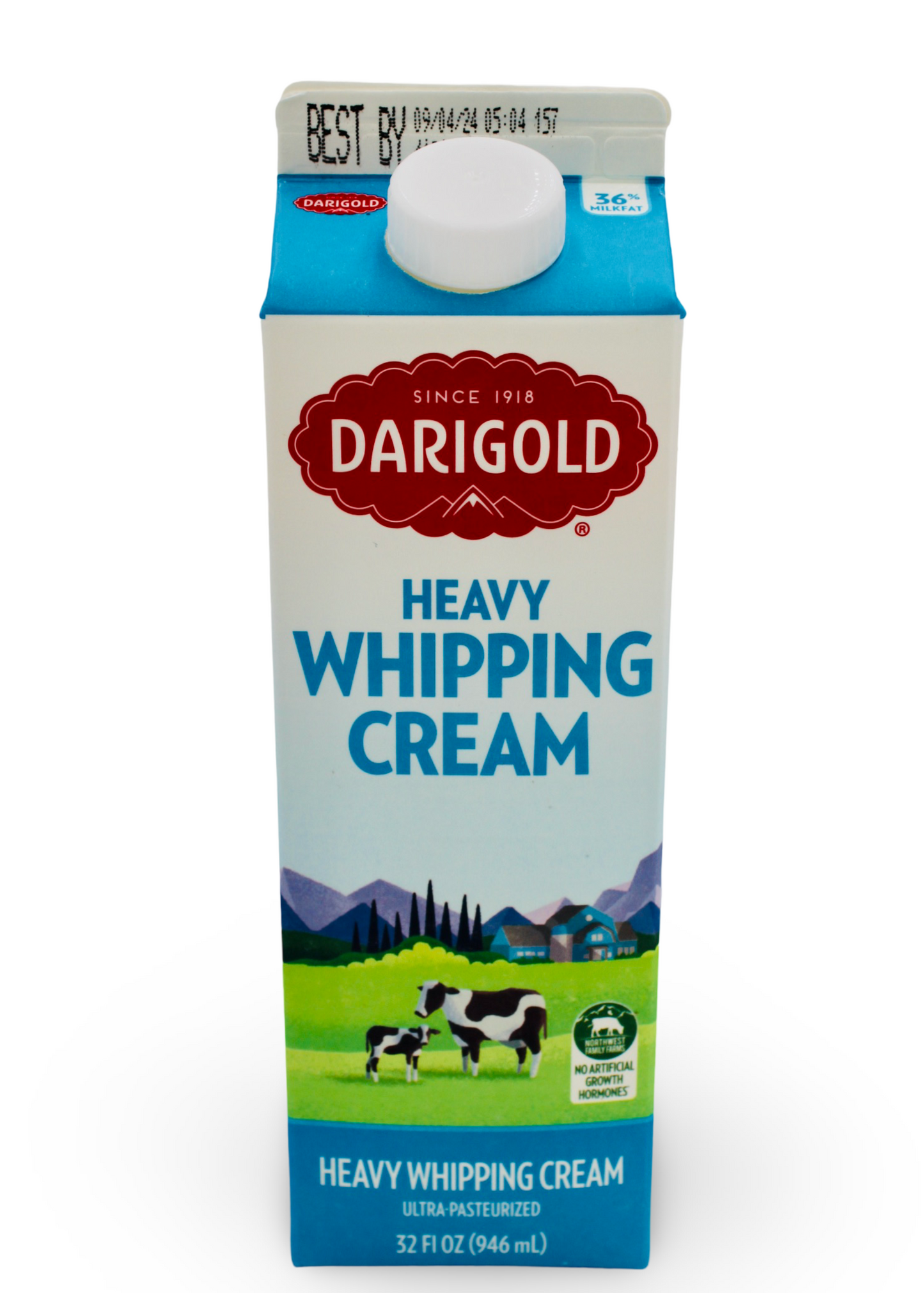 Heavy Whipping Cream 36%, 1 qt