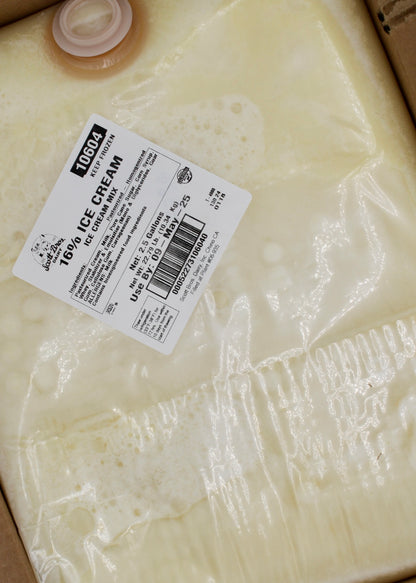 16% Ice Cream Mix, 2/2.5 GAL