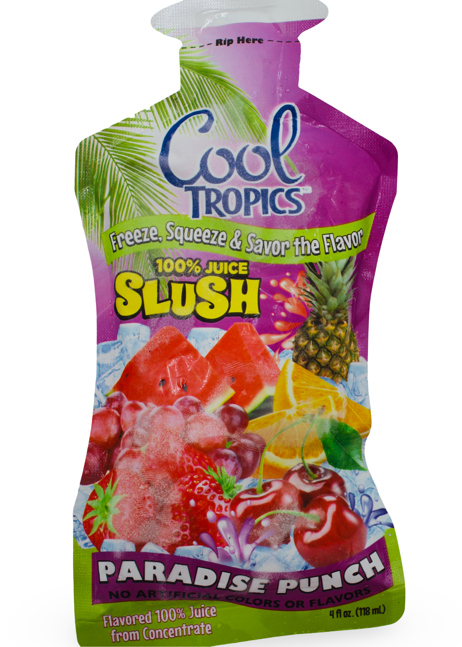 Paradise Punch 100% Juice Slush, 60/4 oz – Hollandia Foods