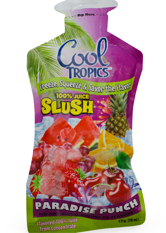 Paradise Punch 100% Juice Slush, 60/4 oz