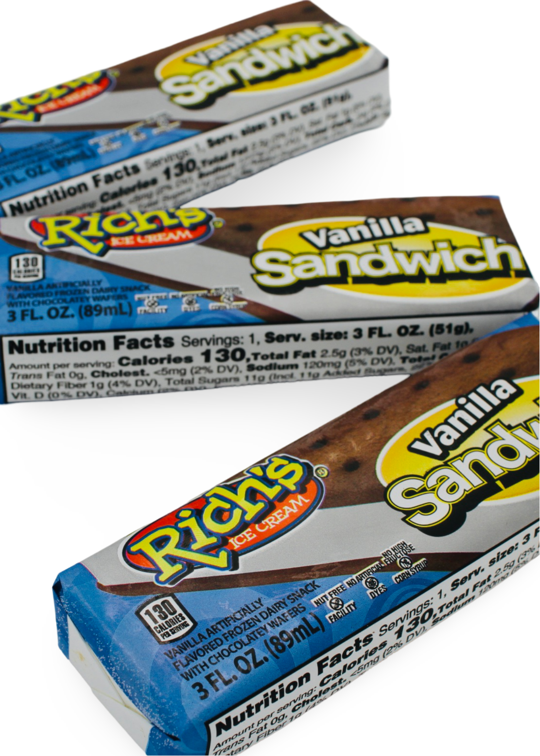 Vanilla Ice Cream Sandwich, 24/cs