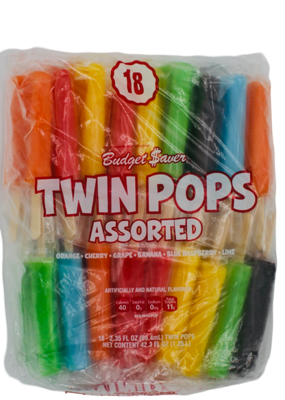 Assorted Twin Pops, 24 ct