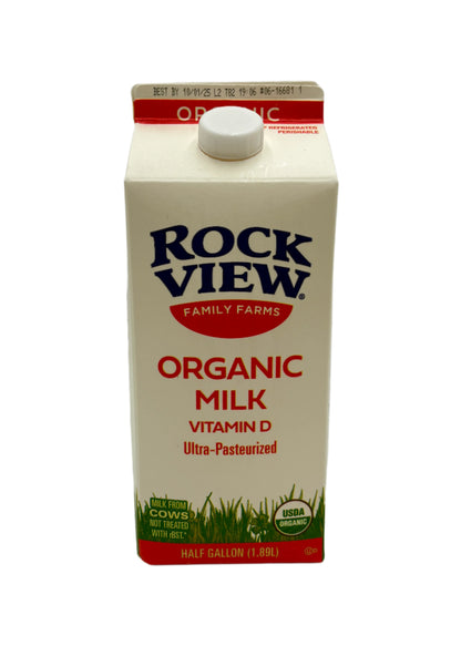 Organic ESL Whole Milk, 1/2 gal.