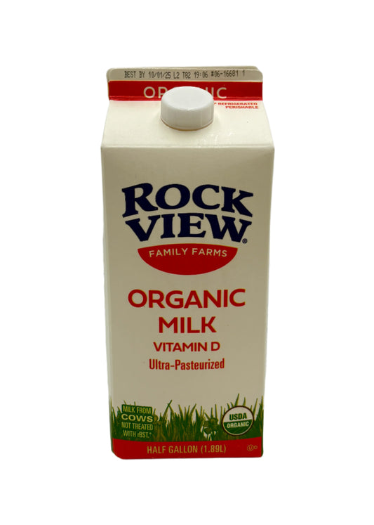 Organic ESL Whole Milk, 1/2 gal.